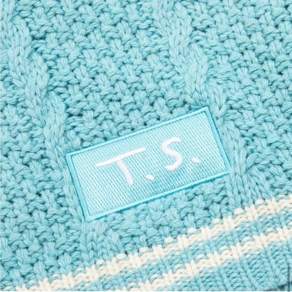 Taylor Swift 1989 Taylor’s Version Blue Cable Knit Seagull Cardigan NEW Size M/L - Picture 7 of 13